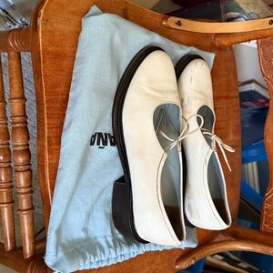 Nicole Saldaña white Mary Jane’s